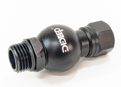 DDeep Scuba Diving 360 Degree Ball Swivel Adapter Second 2nd Regulator Aluminum13