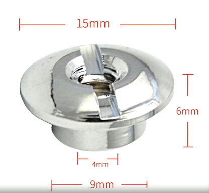 2x Scuba Dive Tank Valve Handwheel Nut Stainless Steel 3/16" - 24 Threads K J3