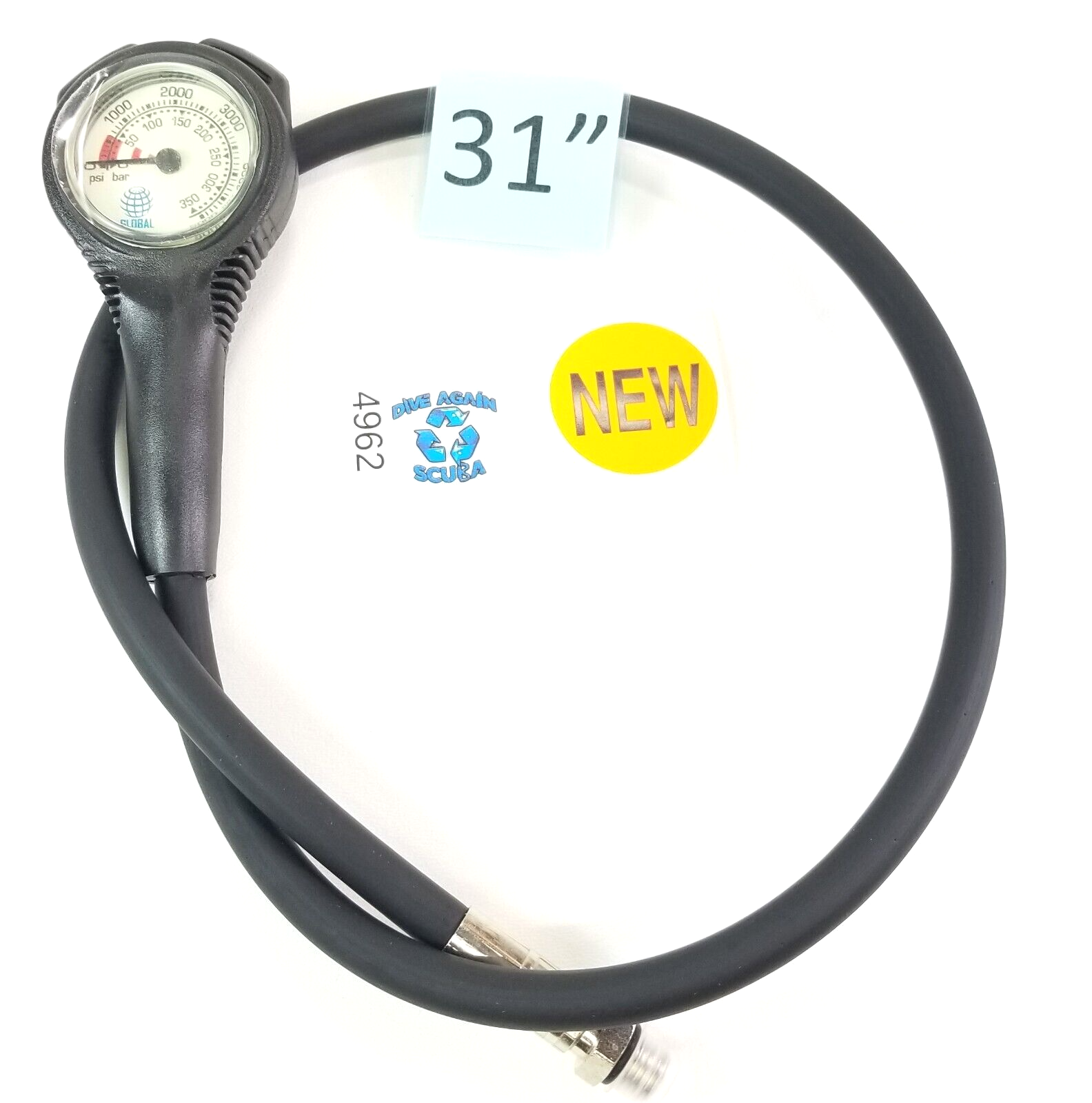 Sea Elite Global 2" 5000 PSI / 350 Bar SPG Submersible Pressure Gauge Scuba Dive1