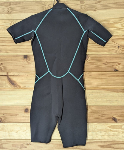 SeaSkin Women's 3mm Shorty Size Large Scuba, Dive, Surf WetSuit Blue / Black8