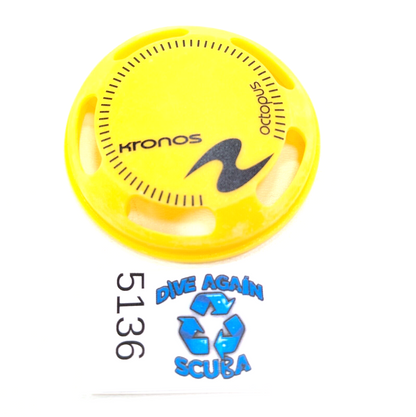 Aqua Lung Kronos Diaphragm Front Cover Purge Button Octo Yellow Regulator Scuba1