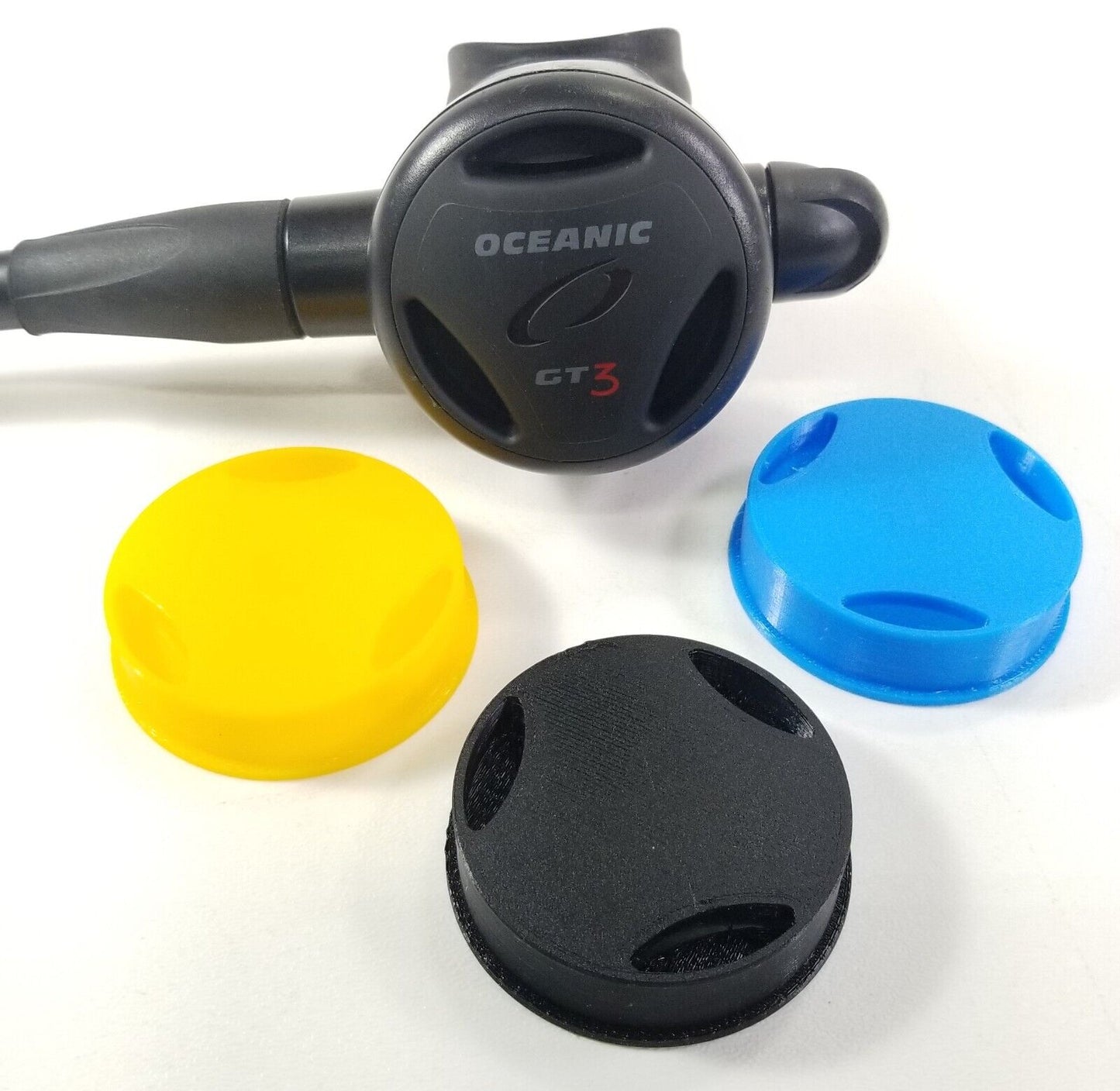 Oceanic GT3 Diaphragm Purge Front Cover Button 3D Printed 2nd Stage Regulator Scuba Dive