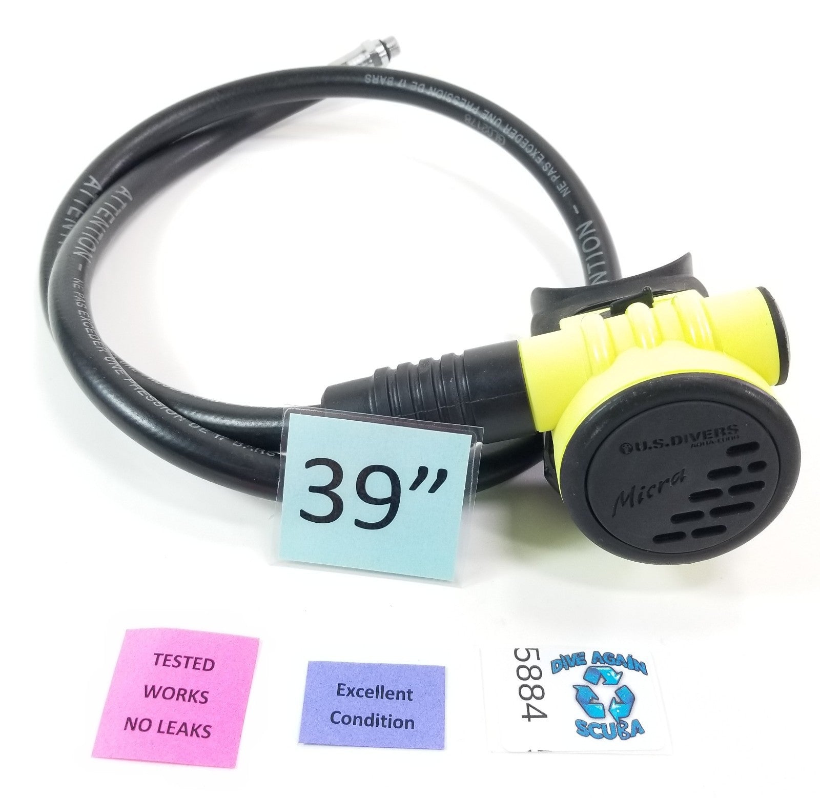 US Divers Aqua Lung Micra Compact 2nd Stage Regulator or Octo Scuba 3/8" Threads0