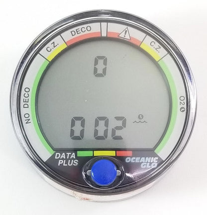 Oceanic Data Plus Air & Nitrox Puck Scuba Dive Computer + Manual EXCELLENT #58242