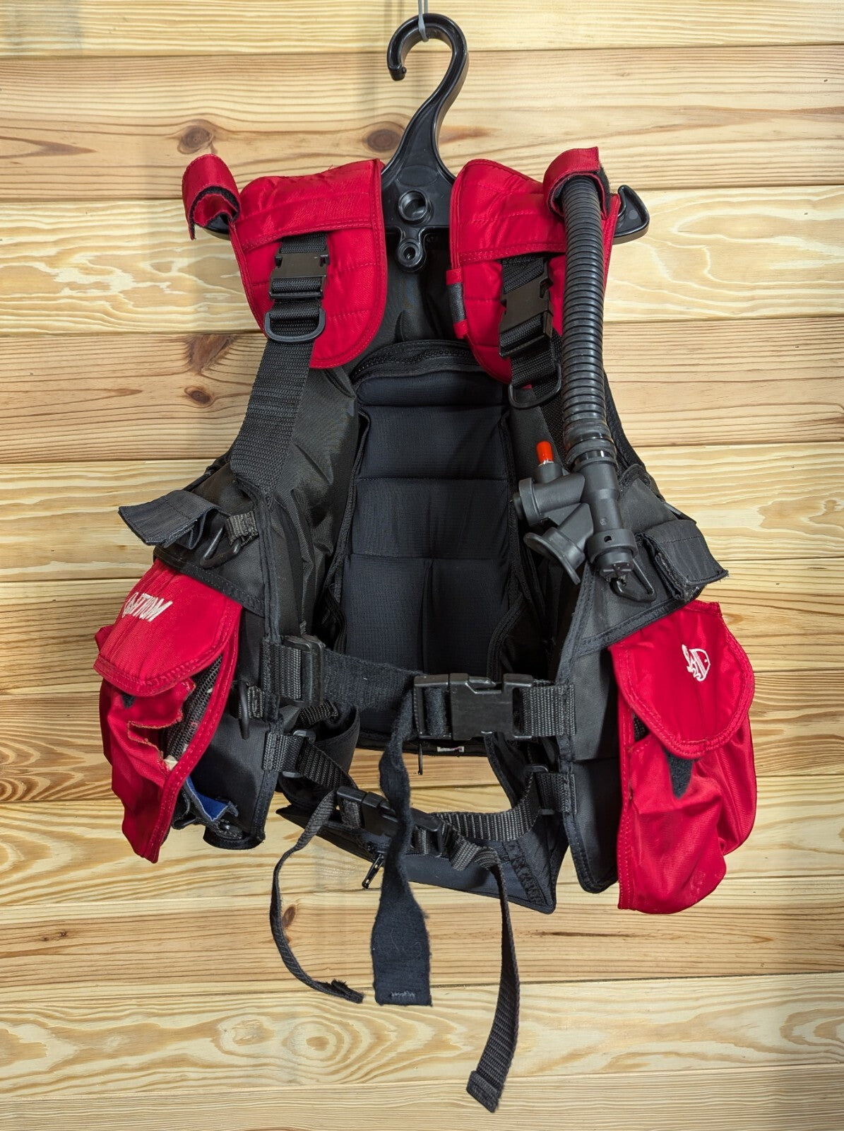 Fathum SL III 3 Scuba Dive BC BCD M Medium Buoyancy Compensator Vest Jacket RED2