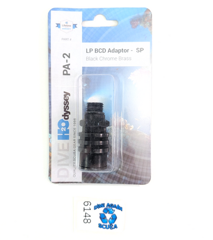 Atomic SS1 BCD Octo Inflator Quick Disconnect Safe Second Regulator Hose Adapter1