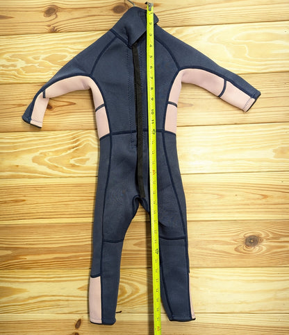 GoldFin Full Pink Kids Children's 3mm Wetsuit Scuba Dive Snorkel Size 2 Girls13