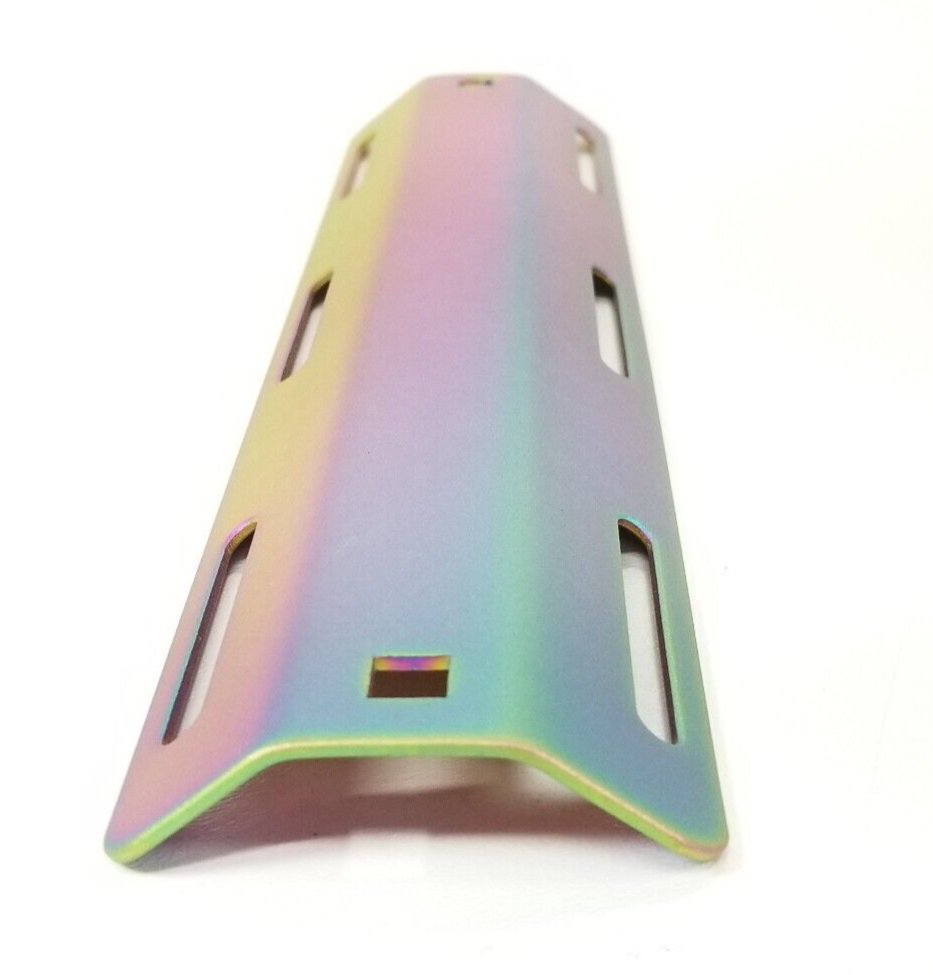 Titanium Single Tank Adapter Scuba Tech Dive Backplate 3 Slot 12" x 2 3/4" BCD2