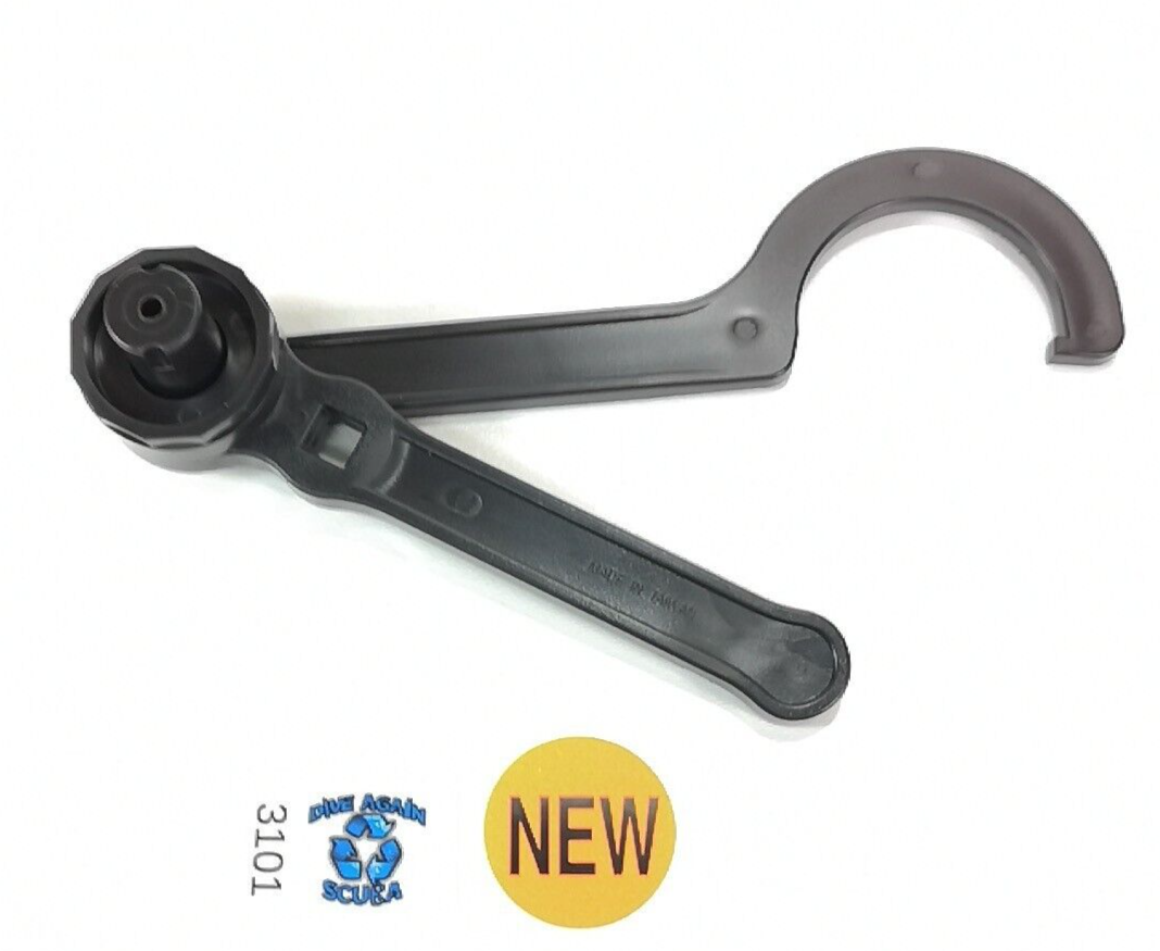 BCD BC Scuba Bladder OPV Flange Multi Spanner Wrench Tool Dive Rite Hollis OMS5