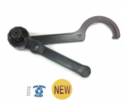 BCD BC Scuba Bladder OPV Flange Multi Spanner Wrench Tool Dive Rite Hollis OMS5