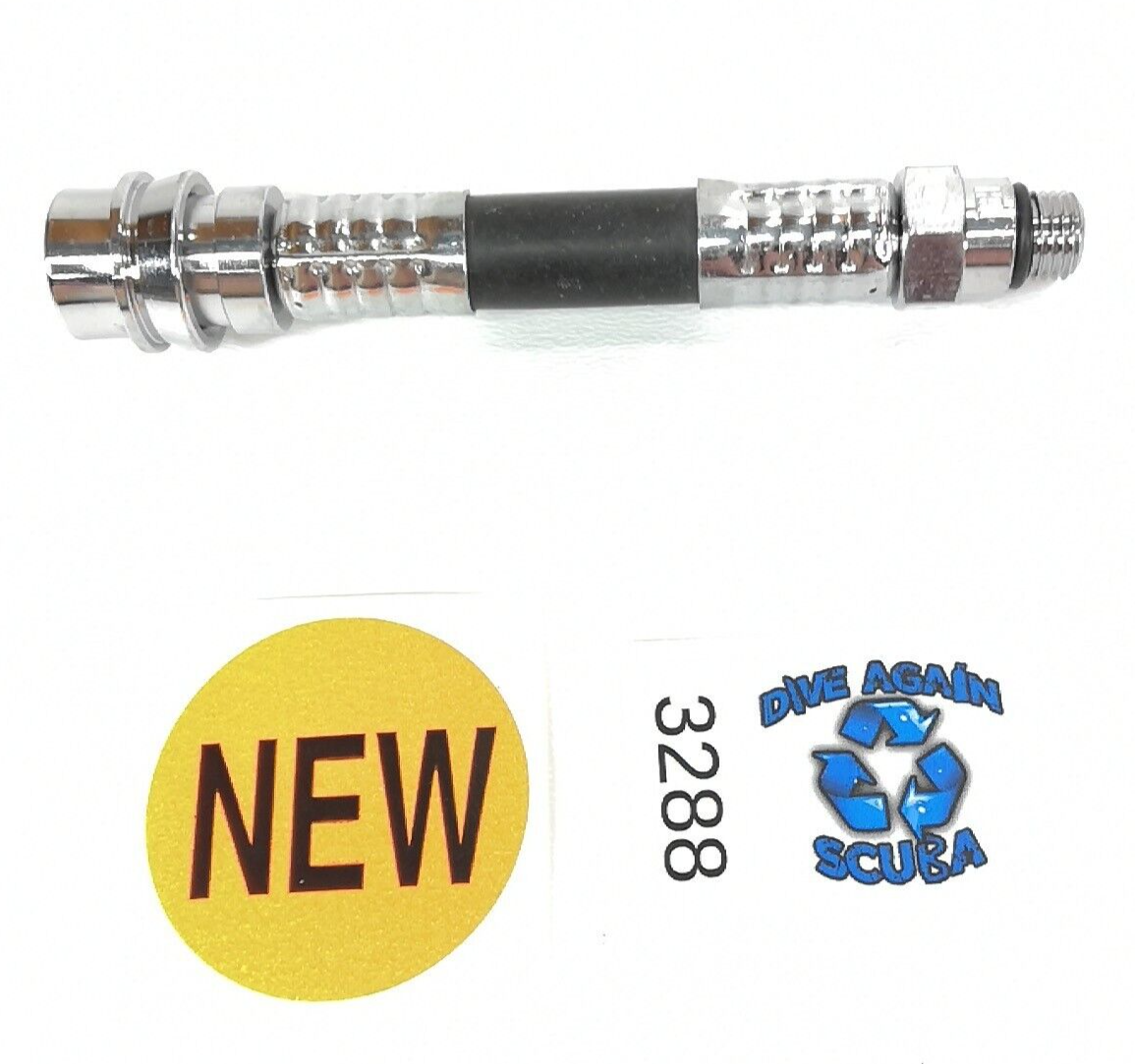 4" Sherwood Minimus / Shadow BC BCD Scuba Dive Octo Inflator Hose LP QD Short1