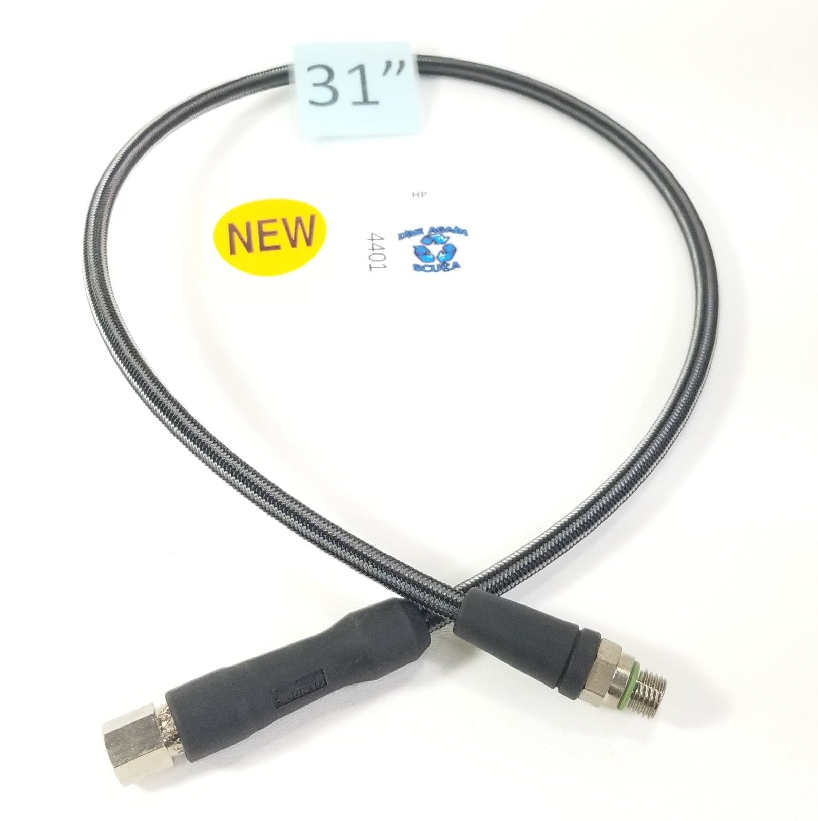 Suunto MiFlex HP High Pressure Carbon HD Hose 32" Braided  Cobra XS Scuba 44011