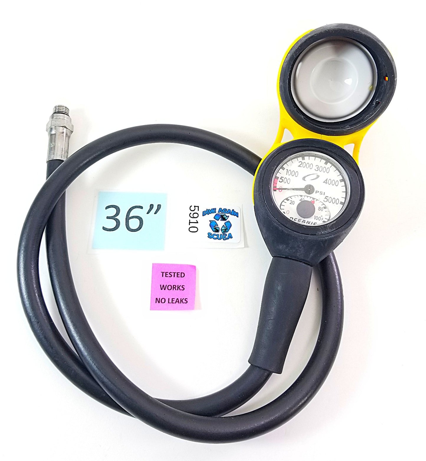 Oceanic Veo Computer Scuba Dive Swiv 2 or 3 Gauge Console 5000 PSI SPG, Compass1