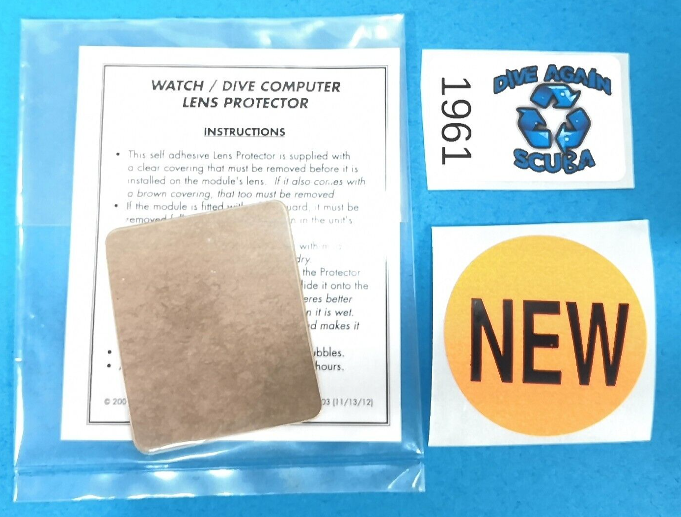 Oceanic VTX Lens Protector Cover also fits Aeris A300CS Scuba Dive Computer 19612