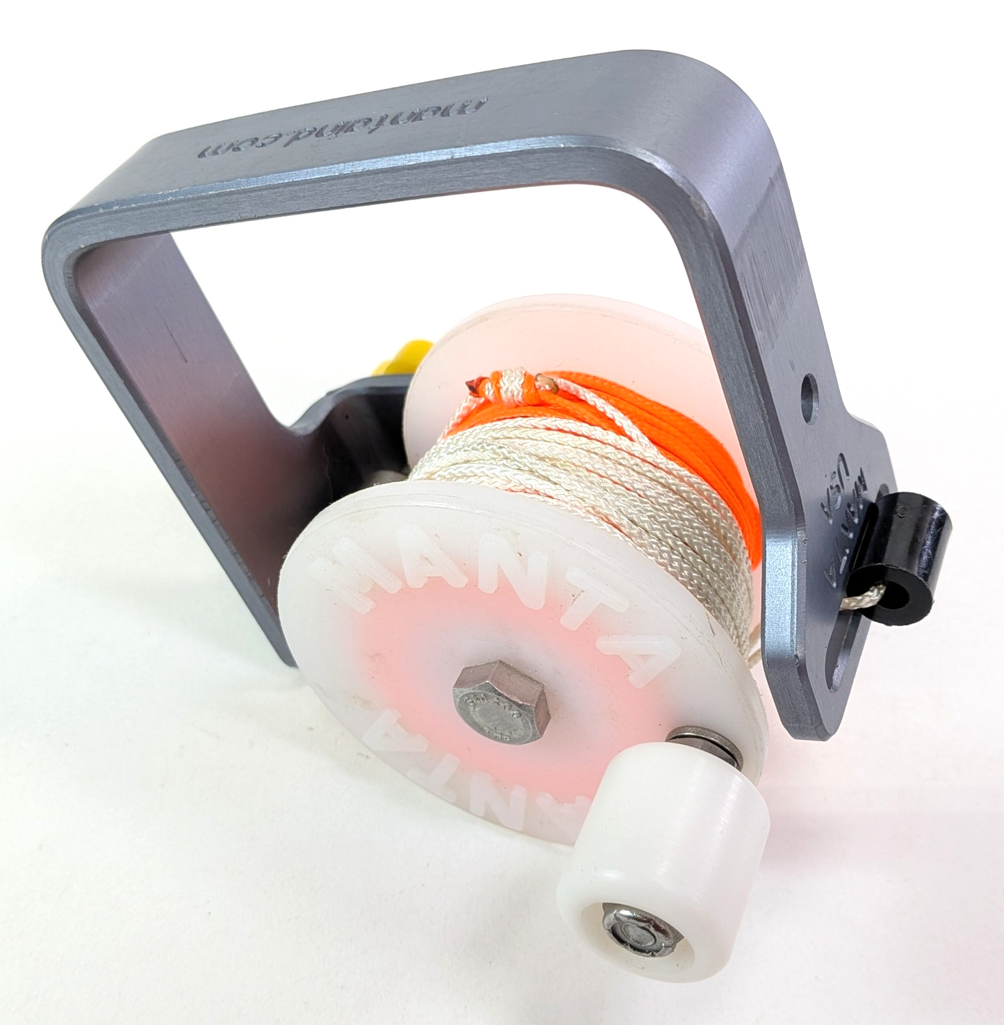 Manta Mini Cave Tec Wreck Scuba Diving Reel with 100' of #24 Braided Nylon Line3