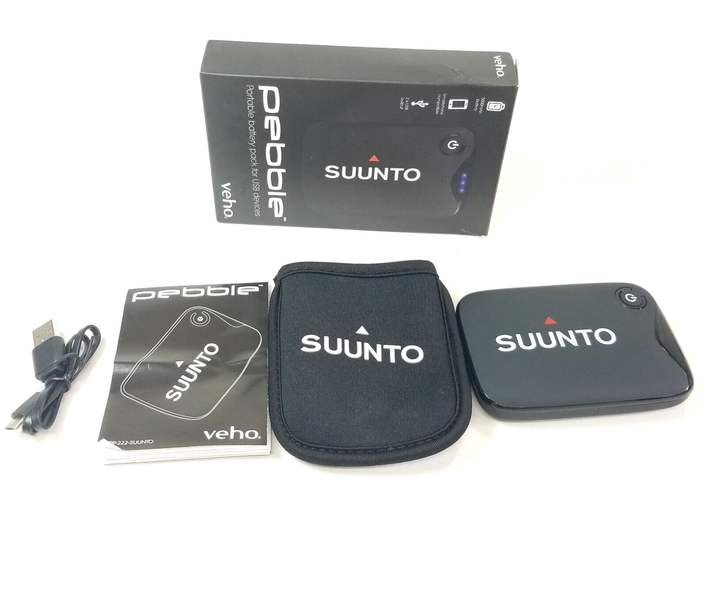 Suunto Pebble Veho 5000mAh Portable Battery Pack for USB Devices Eon Core, D55