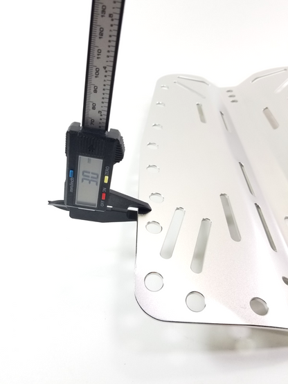 Stainless Steel Backplate Scuba Dive Tech Side Mount Doubles / Single BCD 15x106