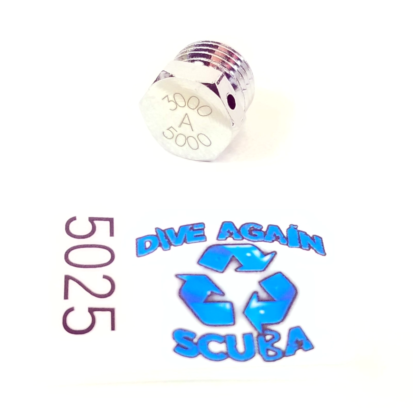 1/2" Burst Disc Assembly Scuba Diving Tank Valve 3000 / 5000 psi Paintball K, J1