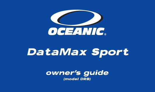 Oceanic Datamax Sport (Blue Button) Dive Computer Manual Printed