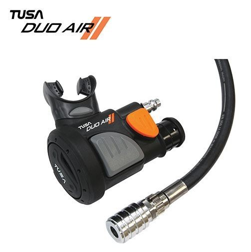 Tusa Duo Air II 2 Integrated BCD Octo Inflator Air2 Regulator + Hose SS00020