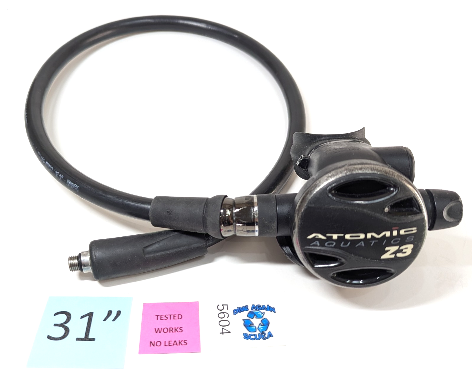 Atomic Aquatics Z3 2nd Stage Regulator Scuba Diving Balanced Adjustable1