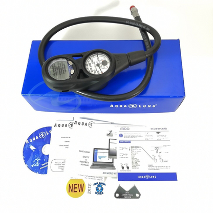 NEW Aqua Lung i300 DC 2 Gauge Computer Console Scuba Diving Air and Nitrox0