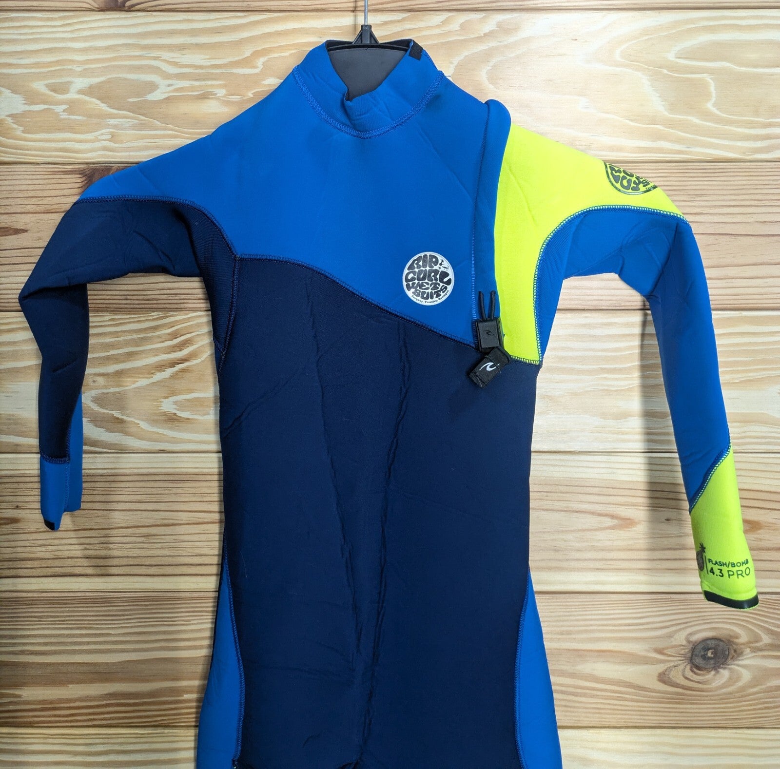 Rip Curl FlashBomb Pro Kids Youth 4mm 3mm Full Wetsuit Scuba Dive Surf Size 102