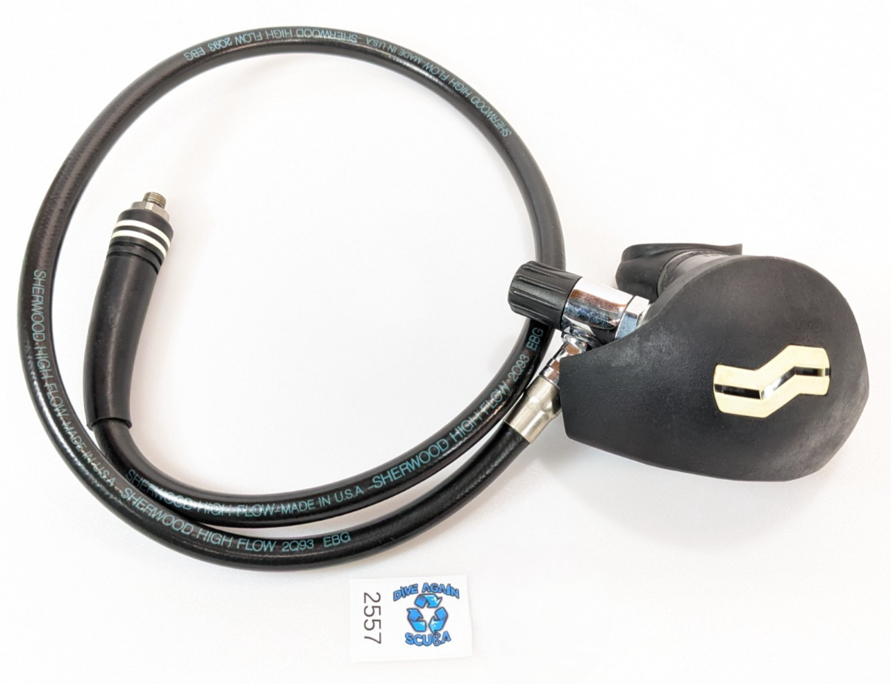 Sherwood Maxiumus Scuba Dive Regulator Balanced Adjustable 41" Swivel hose #25571