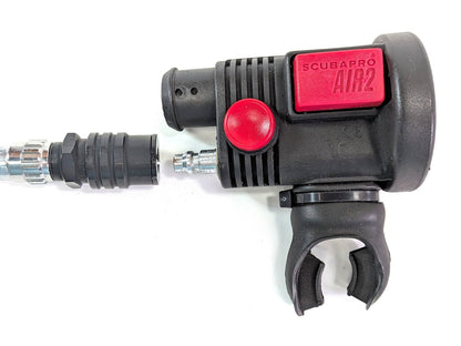 Scubapro Air 2 BCD Octo Inflator Quick Disconnect QD Regulator Hose Adapter7