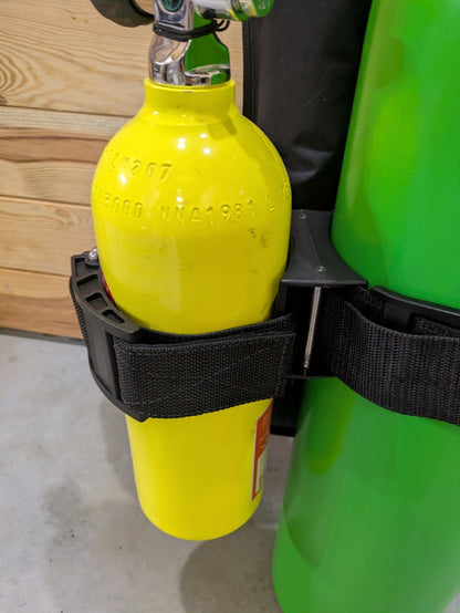 Scuba Dive Pony Bottle Tank Mount Holder Mounting Bracket Spare Air Cylinder9