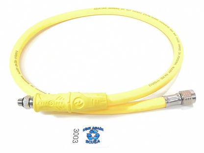 Aqua Lung 36" Octo Octopus Scuba Dive Hose Yellow 2nd Stage Regulator      #30031