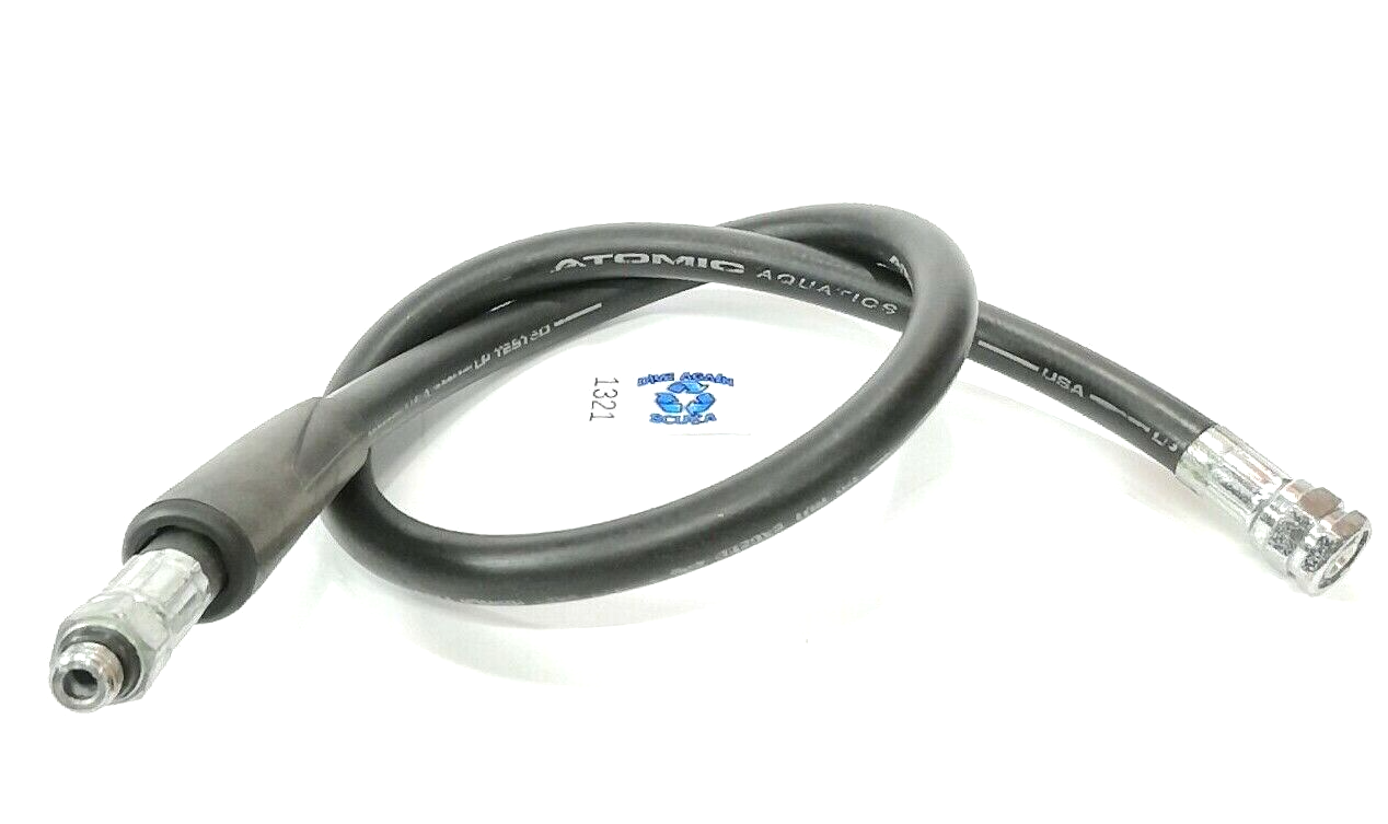 Atomic 32" Regulator Standard 3/8" Threads Scuba Dive Diving Low Pressure #13210