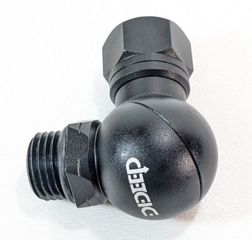 DDeep Scuba Diving 360 Degree Ball Swivel Adapter Second 2nd Regulator Aluminum10
