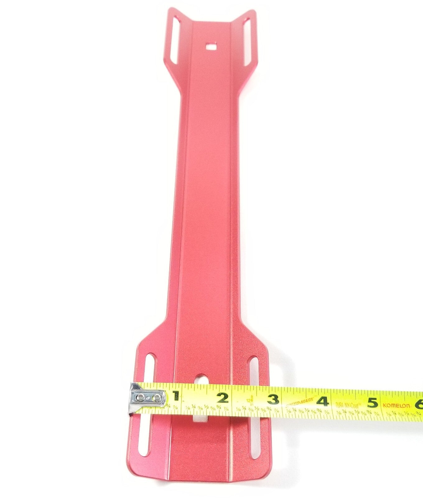 Aluminum RED Single Tank Adapter Scuba Tech Dive Backplate 13 3/4" x 2 3/4 BCD4