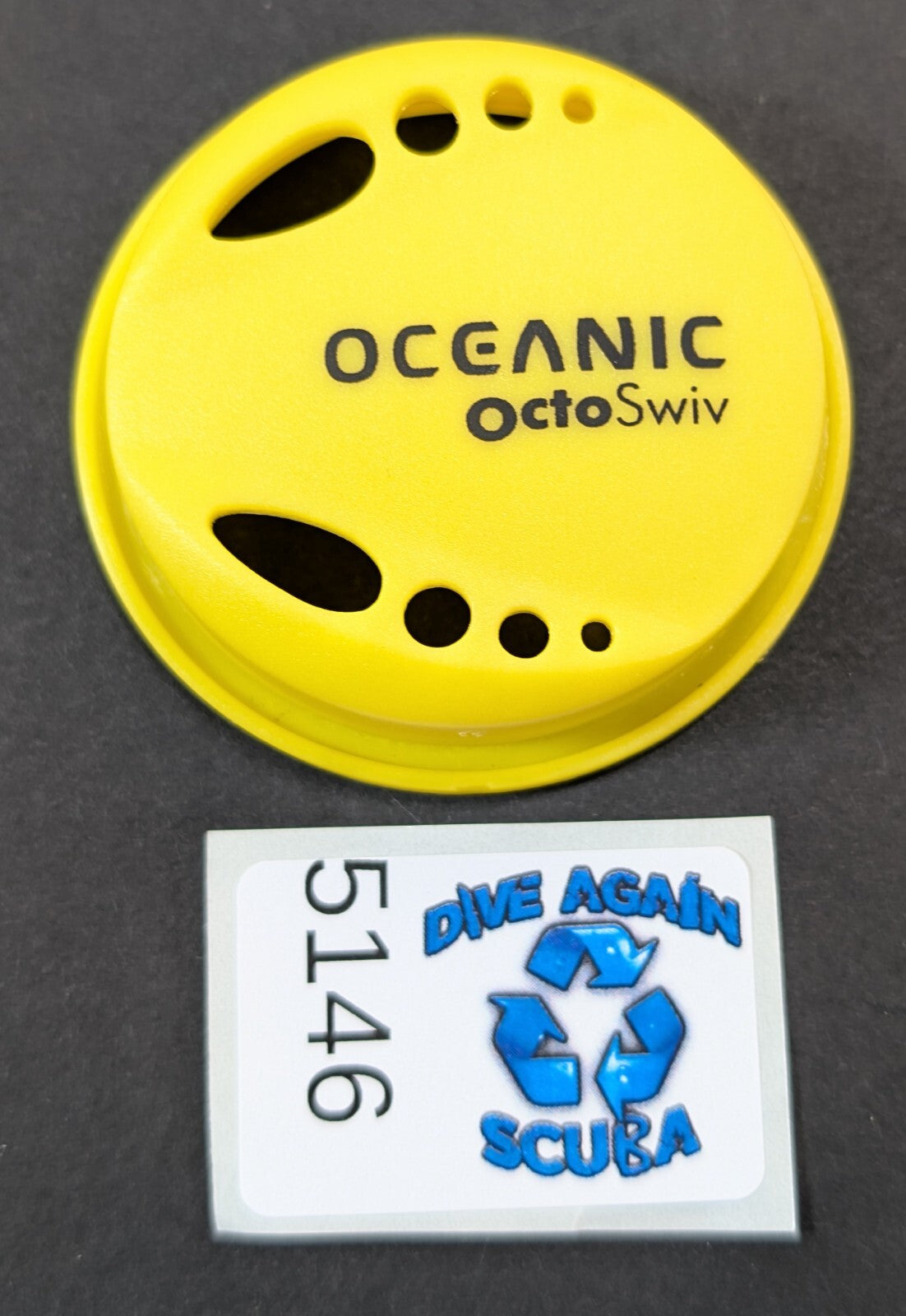 Genuine, OEM Oceanic OctoSwiv Octo Diaphragm Purge Front Cover Scuba Dive2
