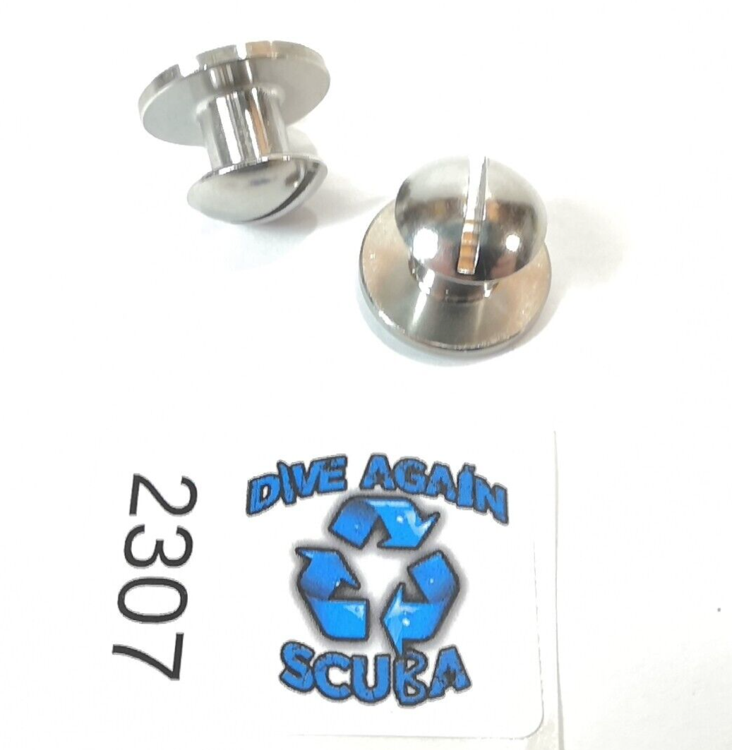 4x Scuba Dive BC BCD Backplate, Harness Book Screw Mounting Bolt Stainless Steel1