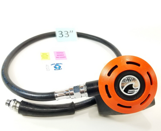 Oceanic Alpha Primary or Octo 2nd Stage Regulator Scuba Dive Orange Octopus 40100