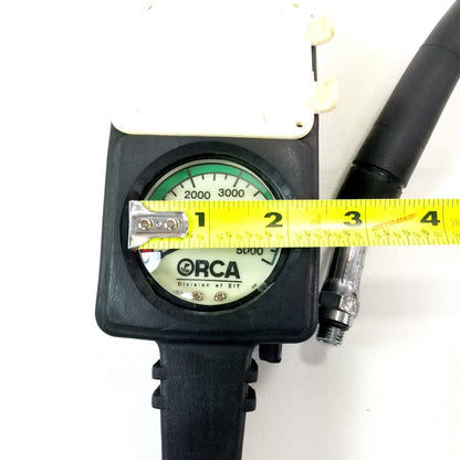 Orca Marathon Scuba Dive Computer 2 Gauge Console with Pressure Gauge & Slate