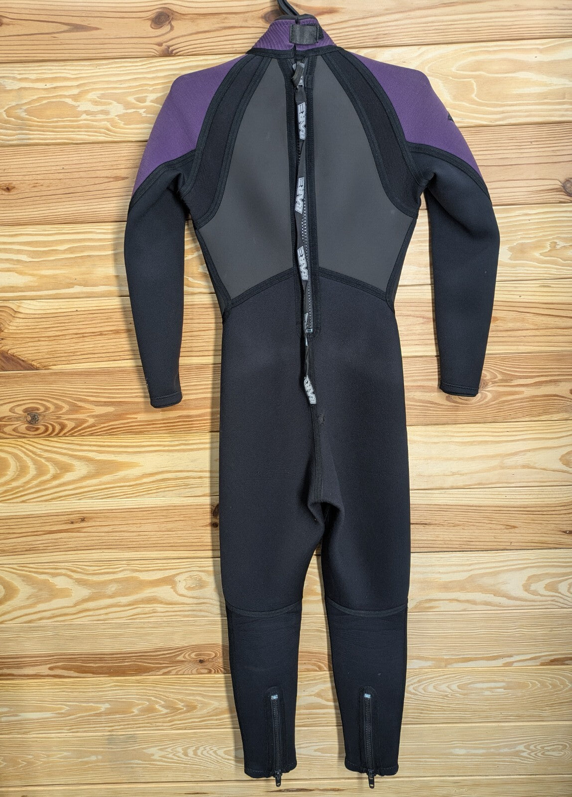 BARE Edge Purple / Gray Women's Full Wetsuit 10 T Scuba Dive Surf 4mm 3mm 2mm2