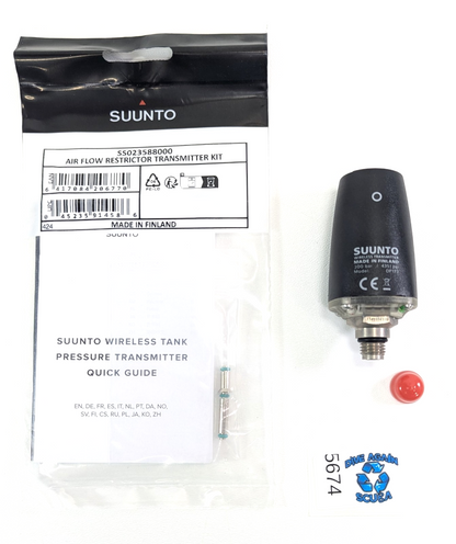 SUUNTO WIRELESS TANK PRESSURE TRANSMITTER Hoseless Scuba Dive Computer Serviced1