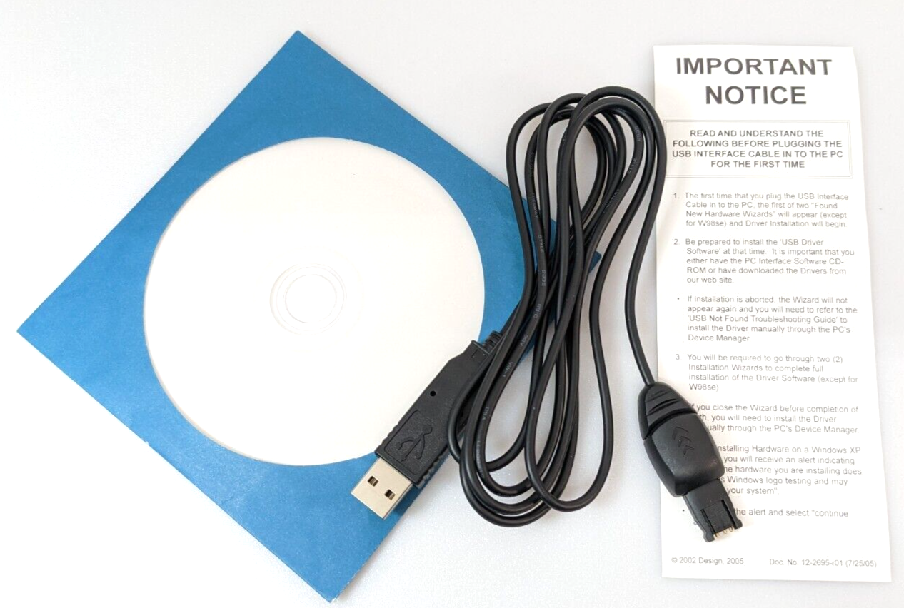 Oceanic Datamask Scuba Dive Computer Data Download Cable USB Drivers3