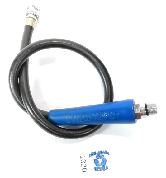 26" Standard BCD BC Inflator Hose 1/2" Threads Scuba Dive Diving Low Pressure0