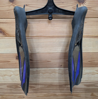 Scubapro Jet Sport Full Foot Scuba Dive Snorkel Fins Size 5-6 XS X-Small Blue3