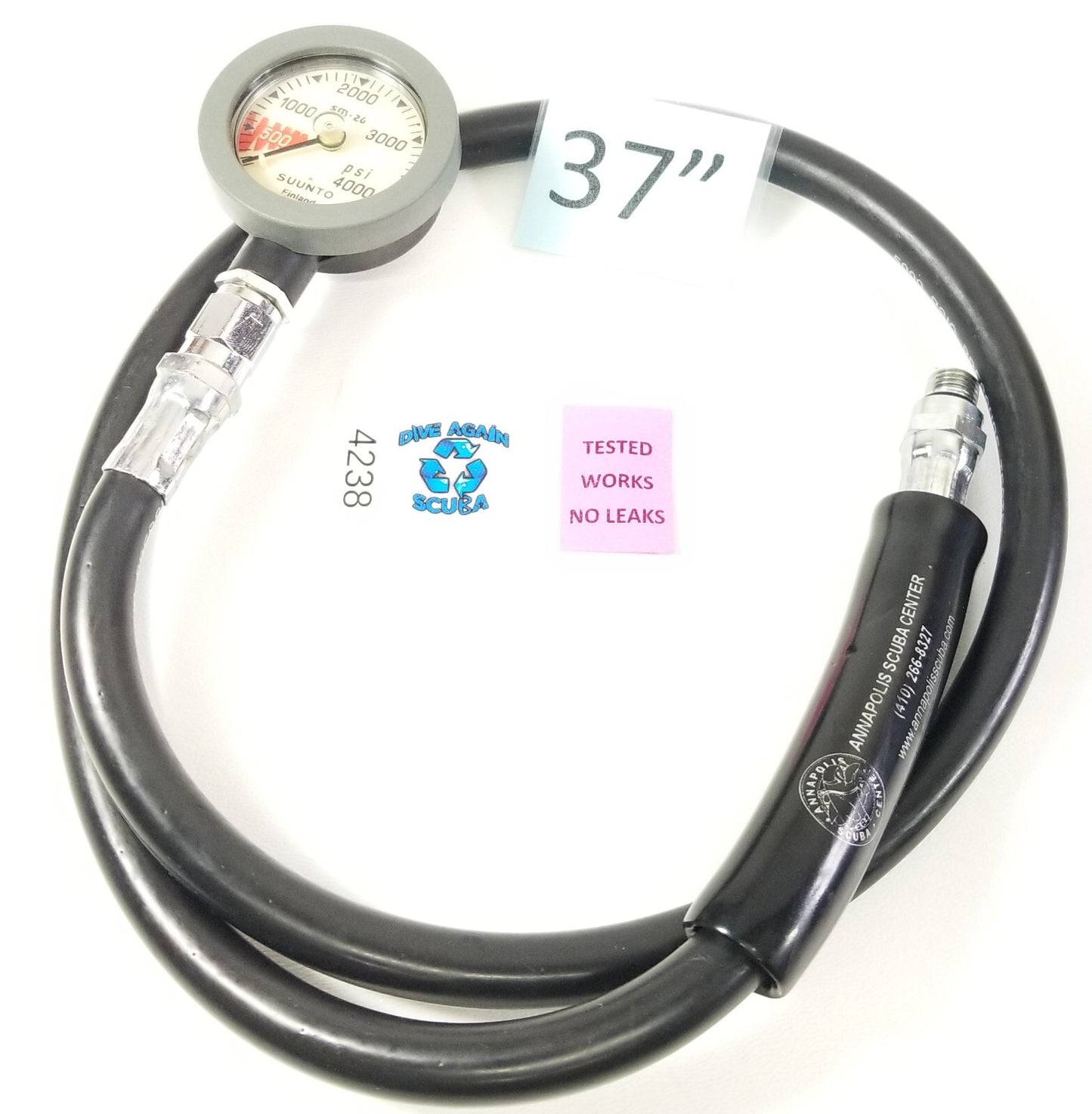 Suunto Seaquest SM-26 2" 4000 PSI SPG Pressure Gauge Scuba Dive Mini Compact0