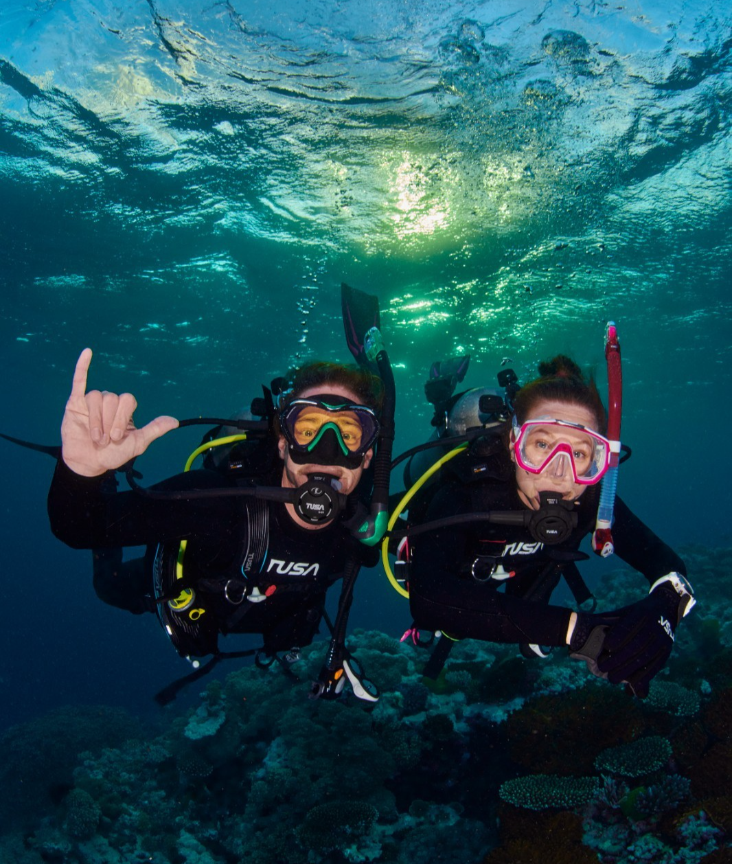 Tusa RS790, R700 Regulator Set Yoke Scuba Diving 1st & 2nd Stage RS-790, R-7007