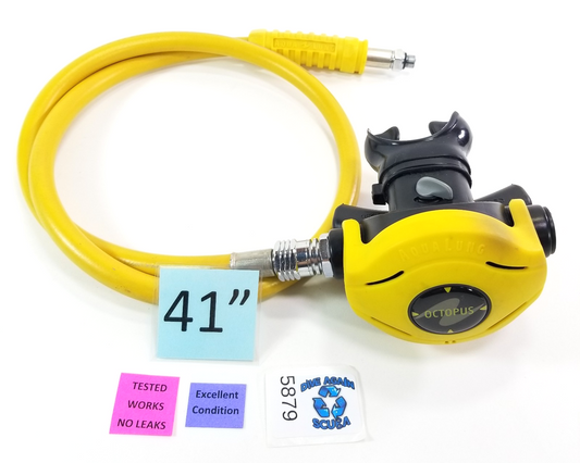 Aqua Lung Calypso Titan Octo Octopus Scuba Dive 2nd Stage Regulator Yellow #58790