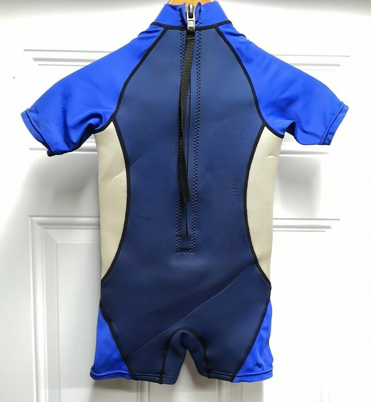Maui and Sons Kids 3mm Teal Shorty Size Large LG L Scuba Dive WetSuit Youth Blue1