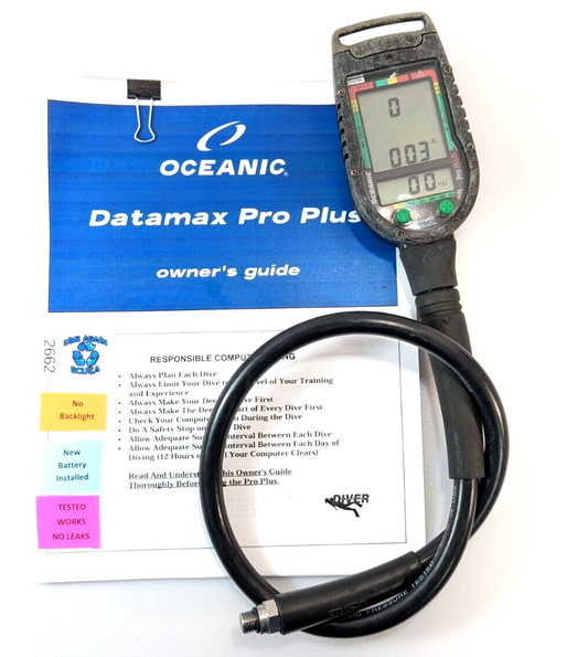 Oceanic Datamax Pro Plus SCUBA Dive Air Integrated Dive Computer Nitrox    #2662