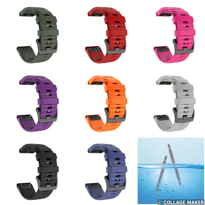 Aeris Atmos 1 2 Elite Elite T3 Wrist Strap Scuba Dive Computer Watch Band + Pins