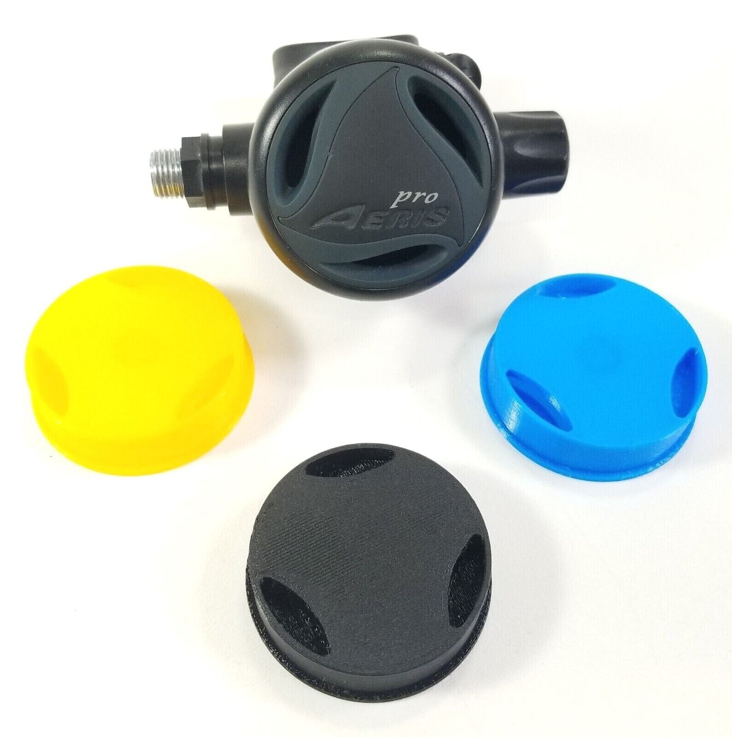 Aeris Atmos Pro Diaphragm Purge Cover Button 3D Printed 2nd Stage Regulator Scuba Dive